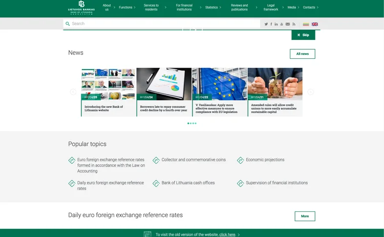 bank-of-lithuania-website