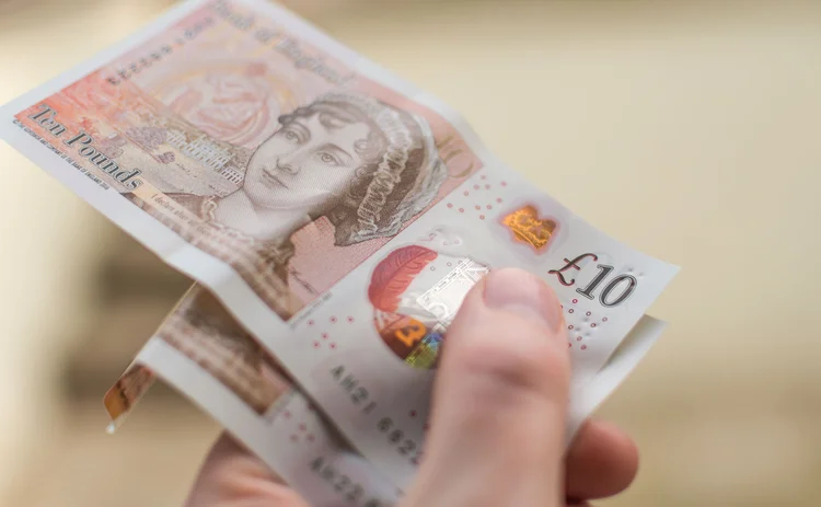 UK £10 banknote