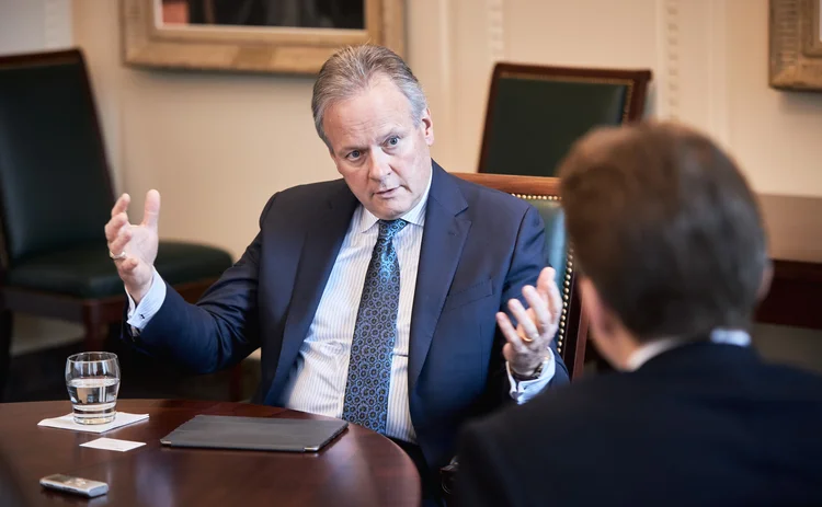 L to R: Stephen Poloz with Central Banking’s Christopher Jeffery