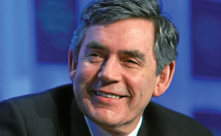 Former British prime minister Gordon Brown
