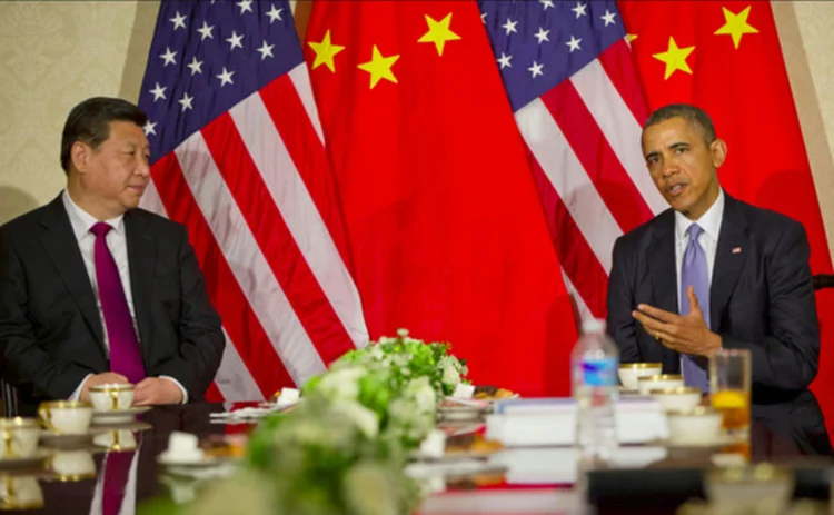 Barack Obama with Chinese president Xi Jinping