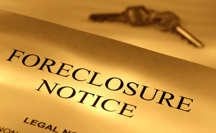 image of a foreclosure notice