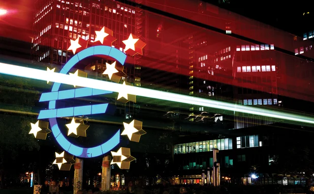Euro sign, Frankfurt