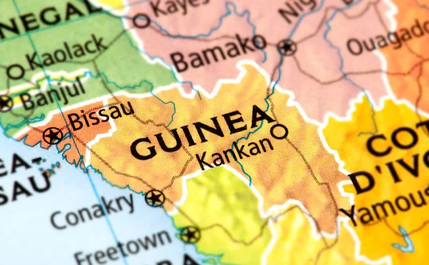 Map of Guinea