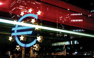 Euro sign, Frankfurt