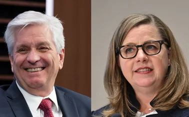 Christopher Waller (left) and Michelle Bowman