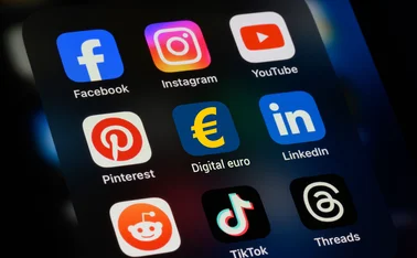 An iphone screen showing a digital euro icon