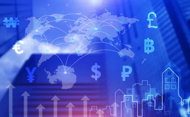 Global digital payments concept
