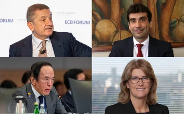 Clockwise from top left: Fabio Panetta, Gabriel Galípolo, Michele Bullock and Kazuo Ueda