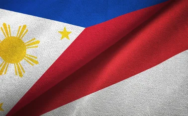 Indonesia and Phillipines flags