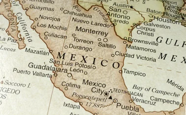 A map of Mexico