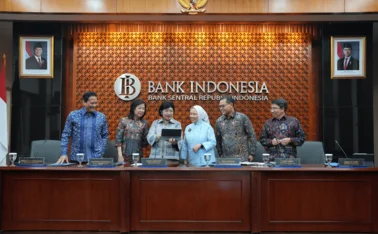 Members of the Bank Indonesia board.
