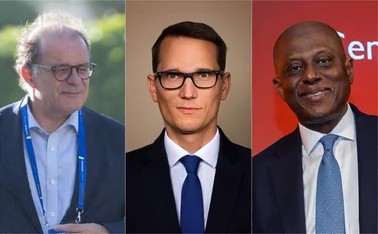Emmanuel Moulin, Martin Schlegel and Olayemi Cardoso