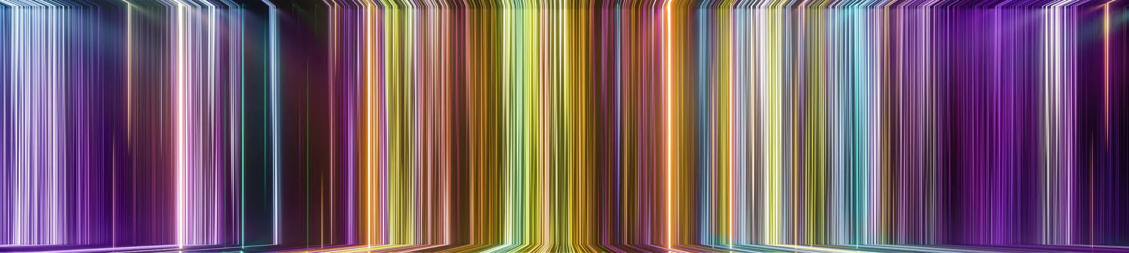 An image of multicoloured straight lines