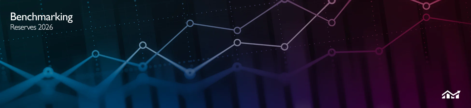 Blue and purple abstract graph