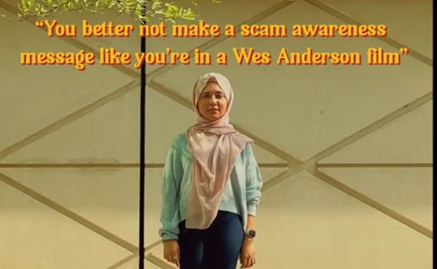 3. IG Thumbnail for Amaran Scam Wes Anderson Trend