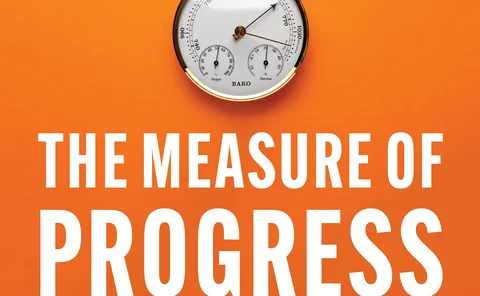 Front cover of the book “The measure of progress”, by Diane Coyle 