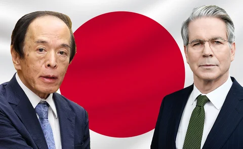 Kazuo Ueda and Scott Bessent