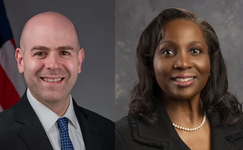 Stephen Miran (left) and Lisa Cook