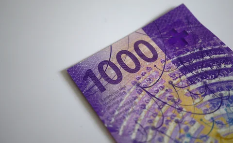 A Sfr1,000 note