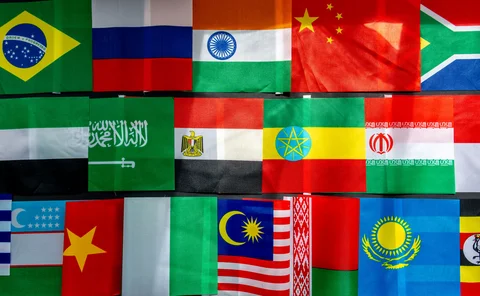 Brics flags 