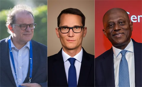 Emmanuel Moulin, Martin Schlegel and Olayemi Cardoso