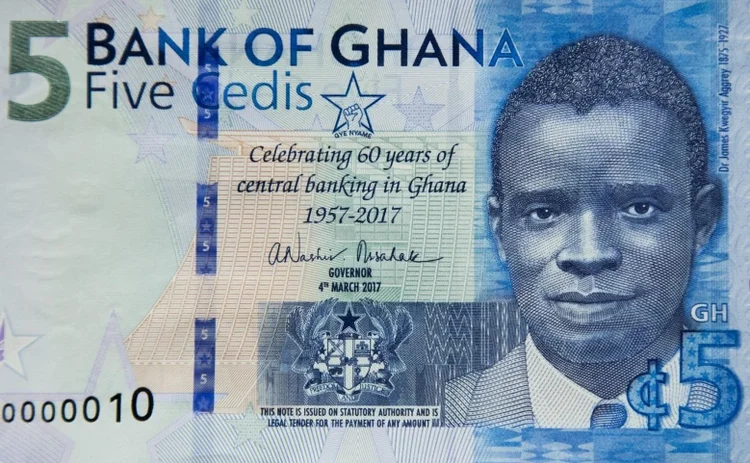 Ghana 5 cedi note