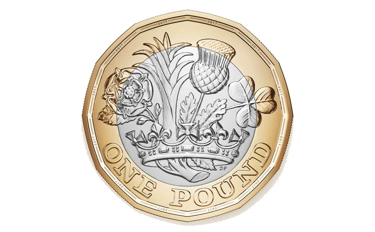 Reverse of new £1 coin