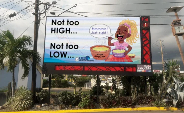 Bank of Jamaica’s Goldilocks billboard advert