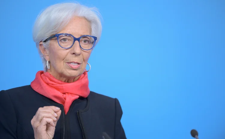 ECB President Christine Lagarde February 2022