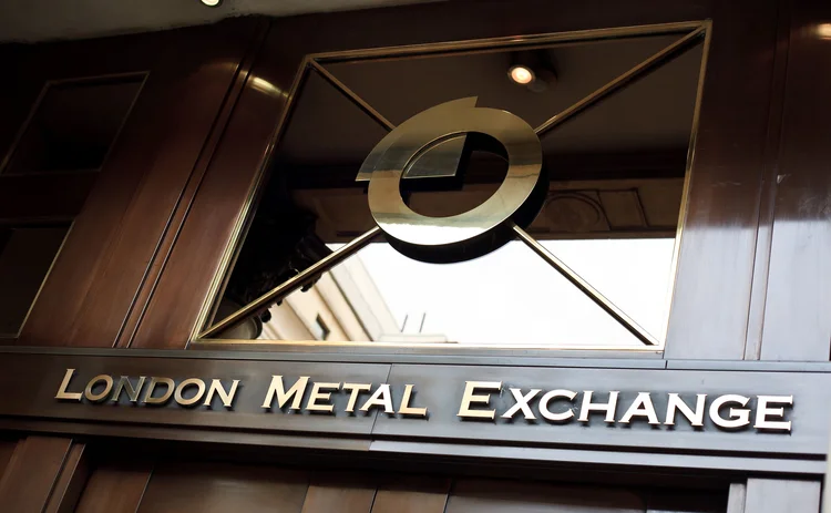 London Metal Exchange entrance sign