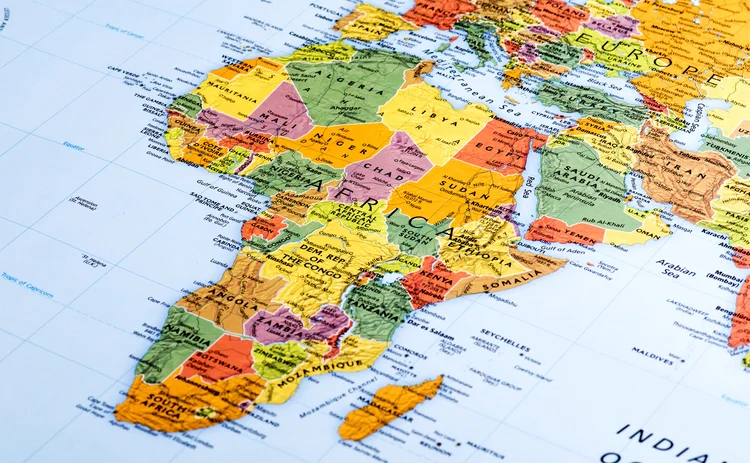africa map 