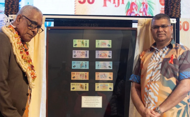 Fijian prime minister Naiqama Lalabalavu and RBF governor Ariff Ali