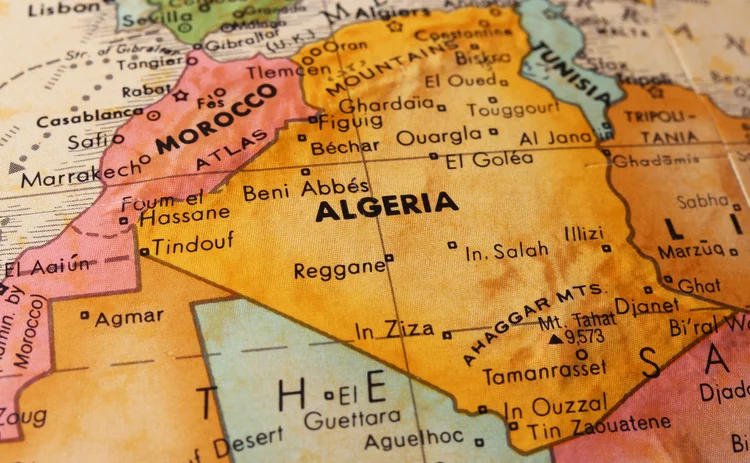 Map of Algeria