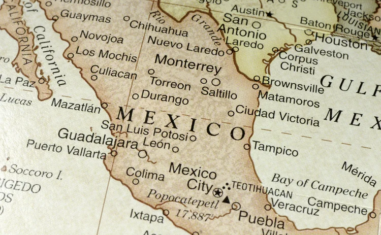 A map of Mexico