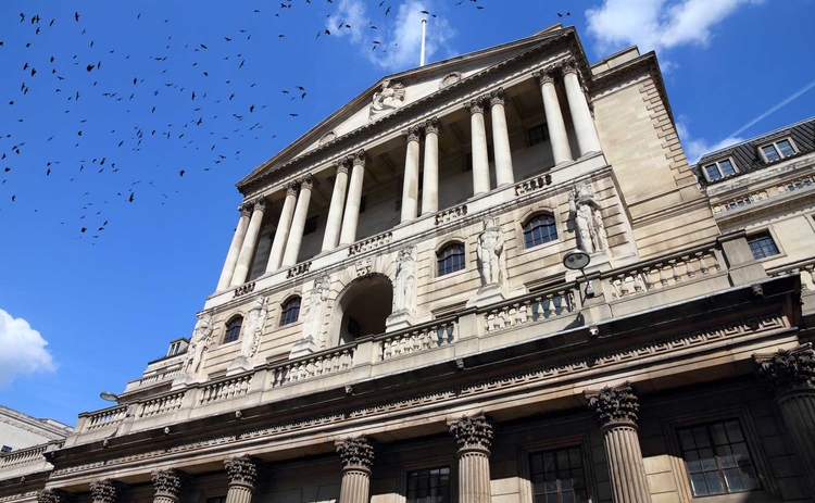 Bank of England blue sky
