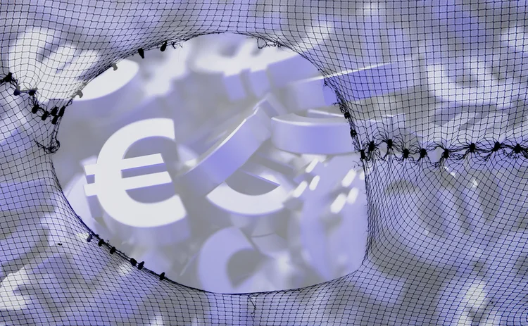 Euros have escaped through a broken net