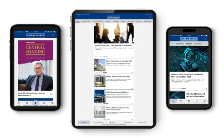 Central Banking app devices