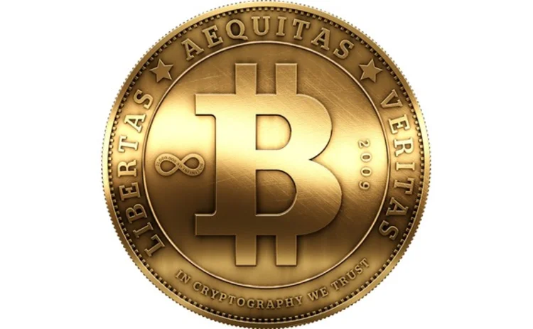 Bitcoin 3D logo