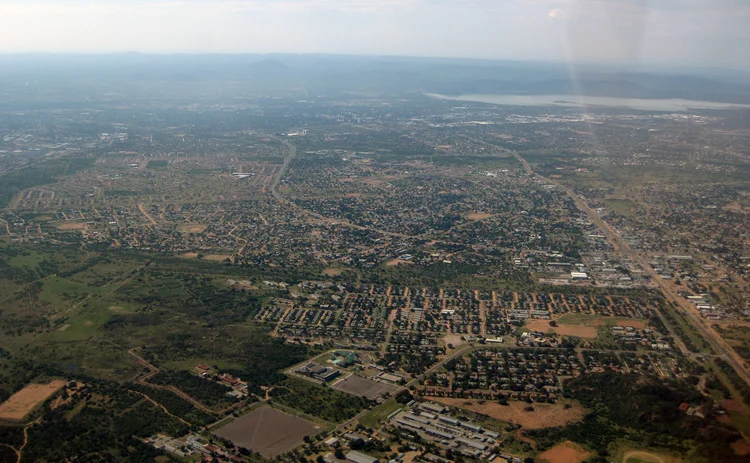 gaberone-aerial-view