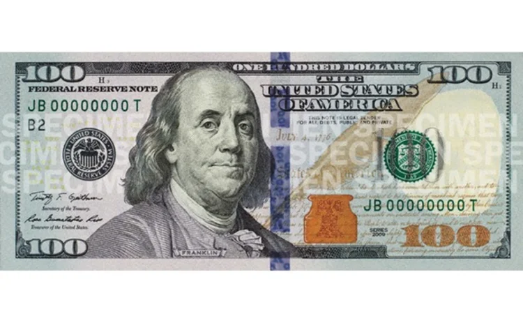 New 100 dollar note