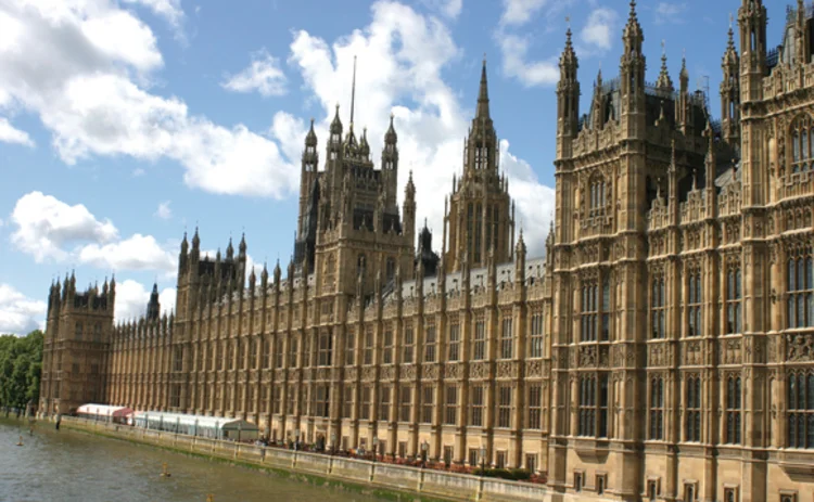The Houses of Parliament in London