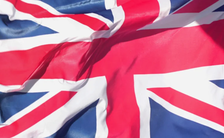 Close up of the Union flag