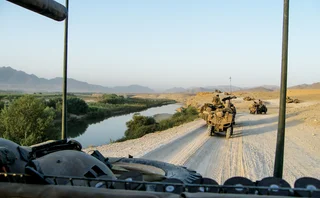 Special Forces vehicles, Helmand, Afghanistan