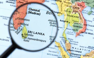 sri lanka map 