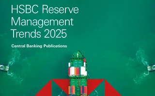 Front cover of the HSBC Reserve Management Trends 2025 book