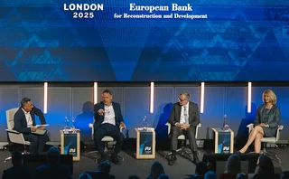 Left to right: Jonathan Charles, Jim O’Neill, Sergei Guriev and Beata Javorcik