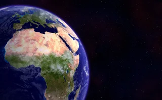 Image of Africa from space