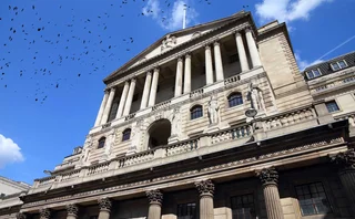 Bank of England blue sky