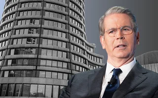 Scott Bessent and the BIS tower in background